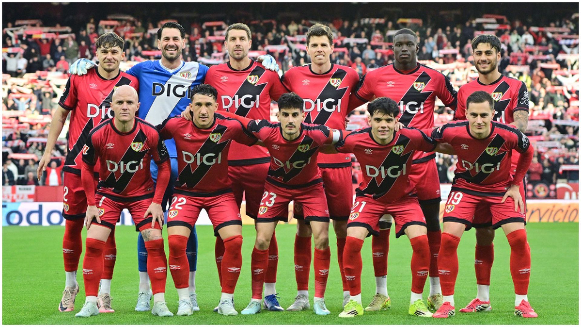 El once titular del Rayo Vallecano ante el Sevilla El once titular del Rayo Vallecano ante el Sevilla