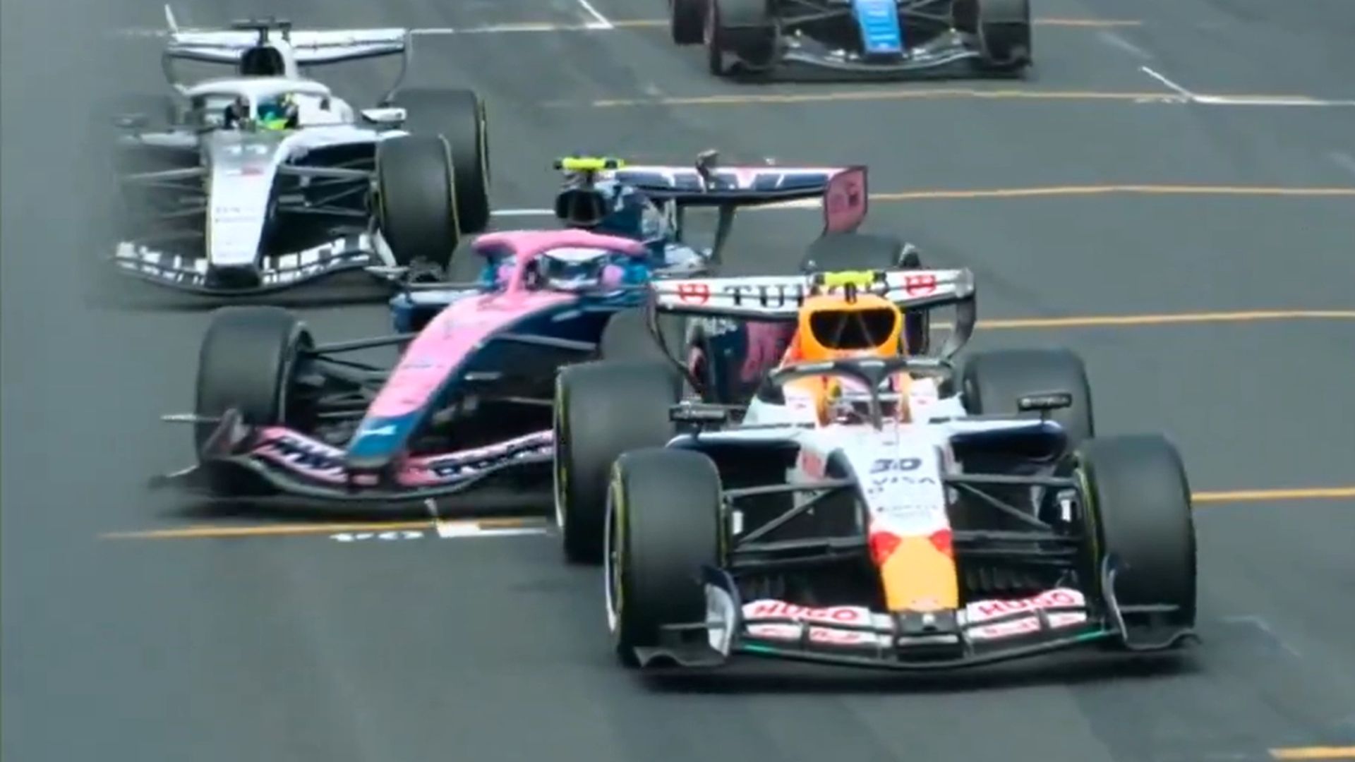 Los reflejos de Colapinto en Australia Los reflejos de Colapinto en Australia