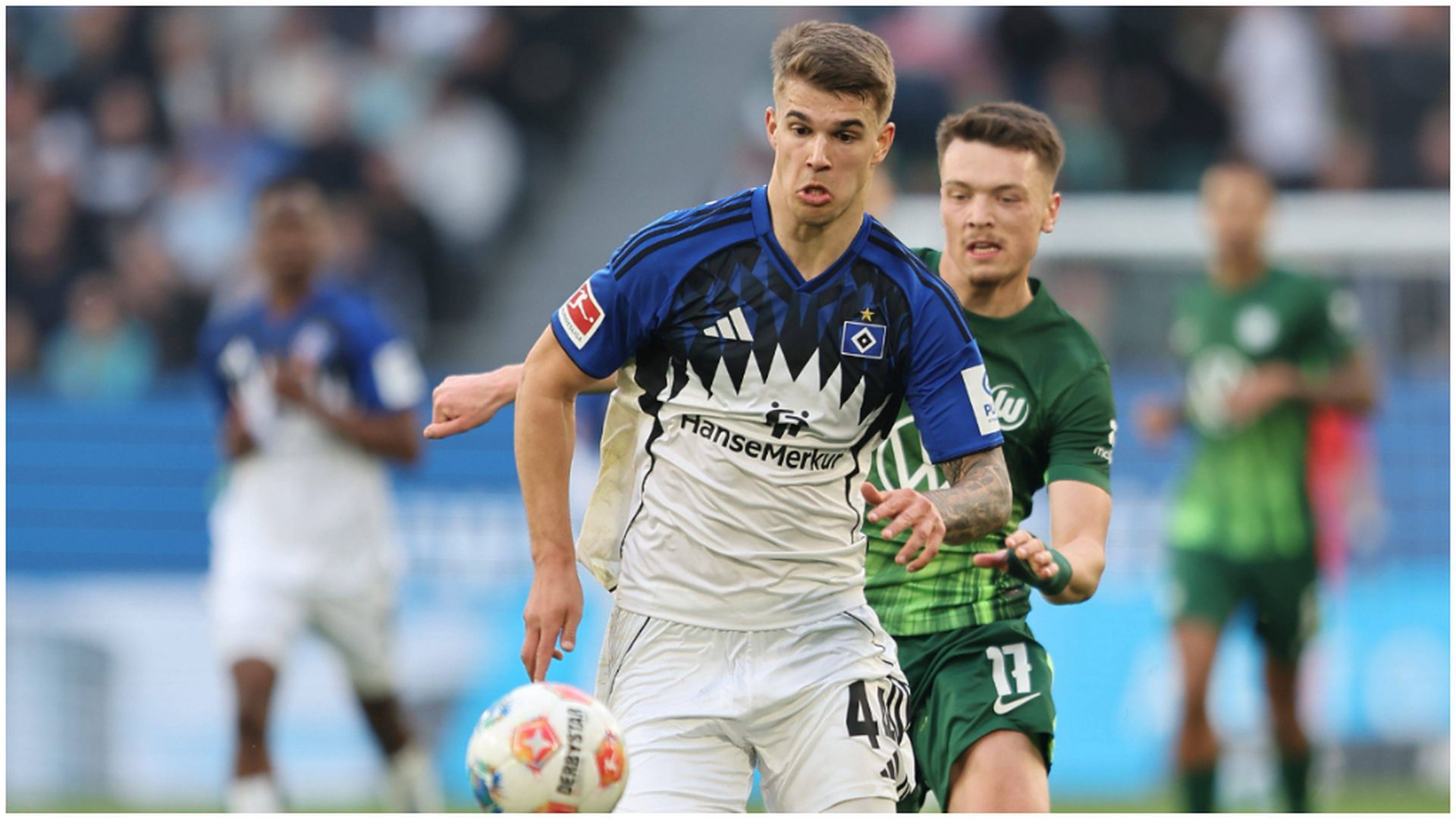 Luka Vuskovic, jugador del Hamburgo S. V. Luka Vuskovic, jugador del Hamburgo S. V.