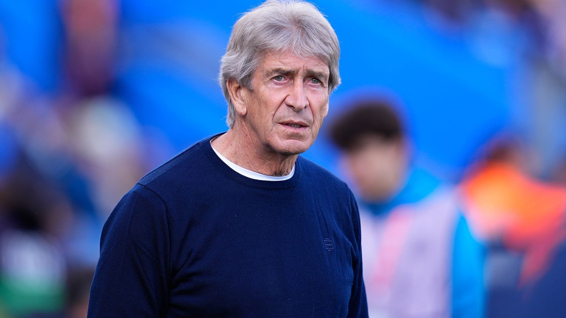 Manuel Pellegrini, durante el Getafe-Betis
