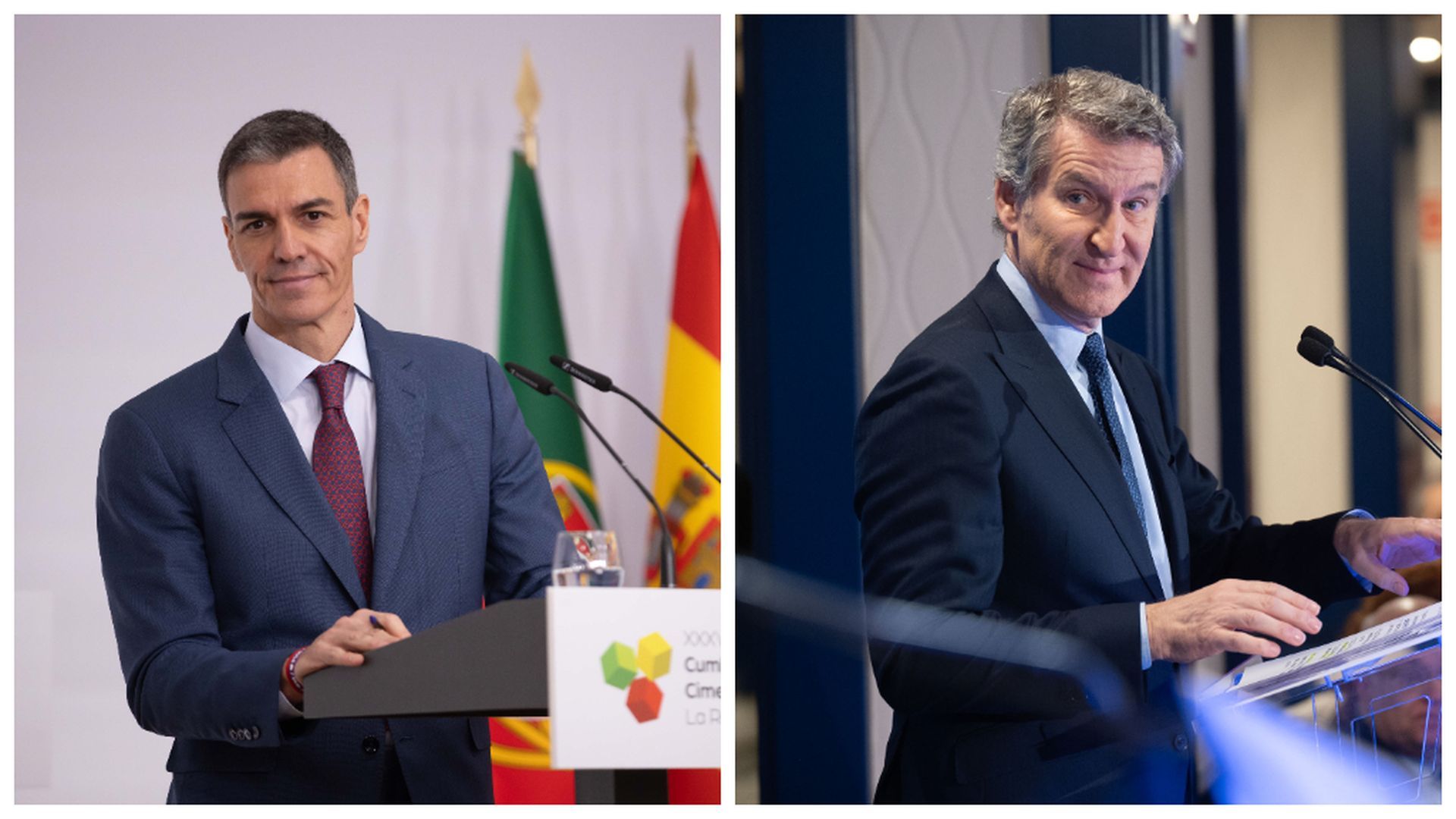 Pedro Sánchez y Alberto Núñez Feijóo han lanzado mensajes por el 8M en sus redes