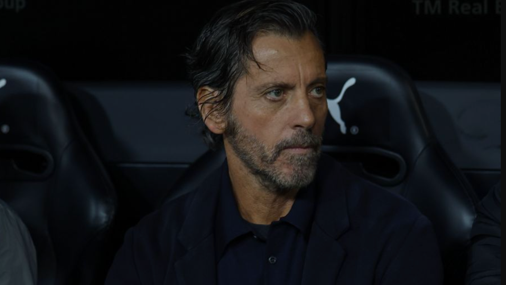 Quique Sánchez en Mestalla Quique Sánchez en Mestalla