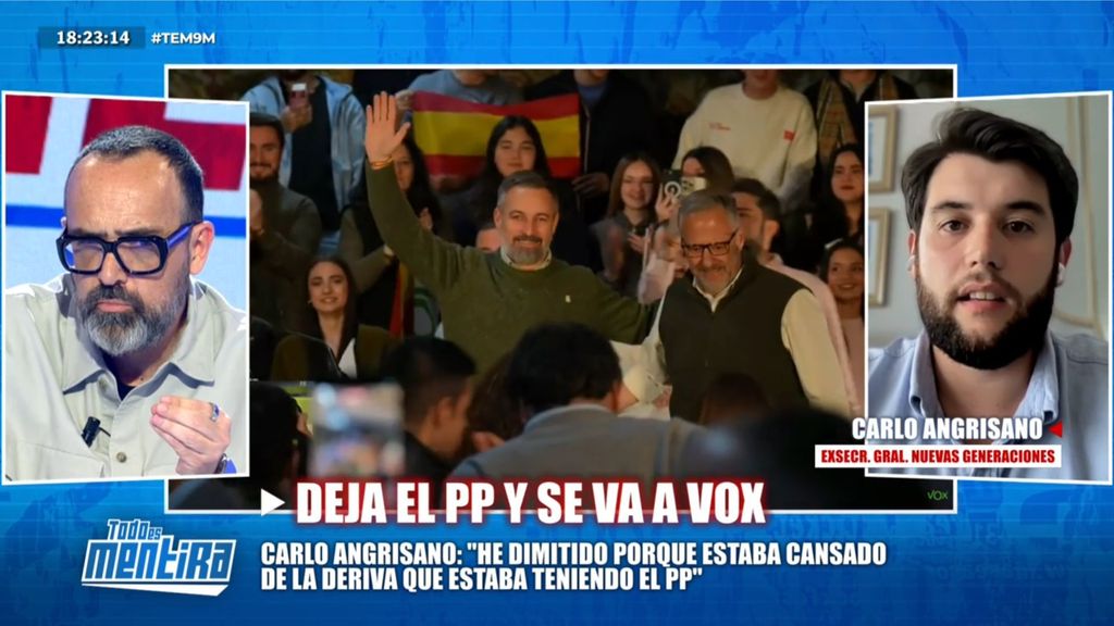 Risto, contundente con Carlo Angrisano tras hablar del rechazo que sufrió por parte del PP como eurodiputado: "Deja dudas sobre tu dimisión"