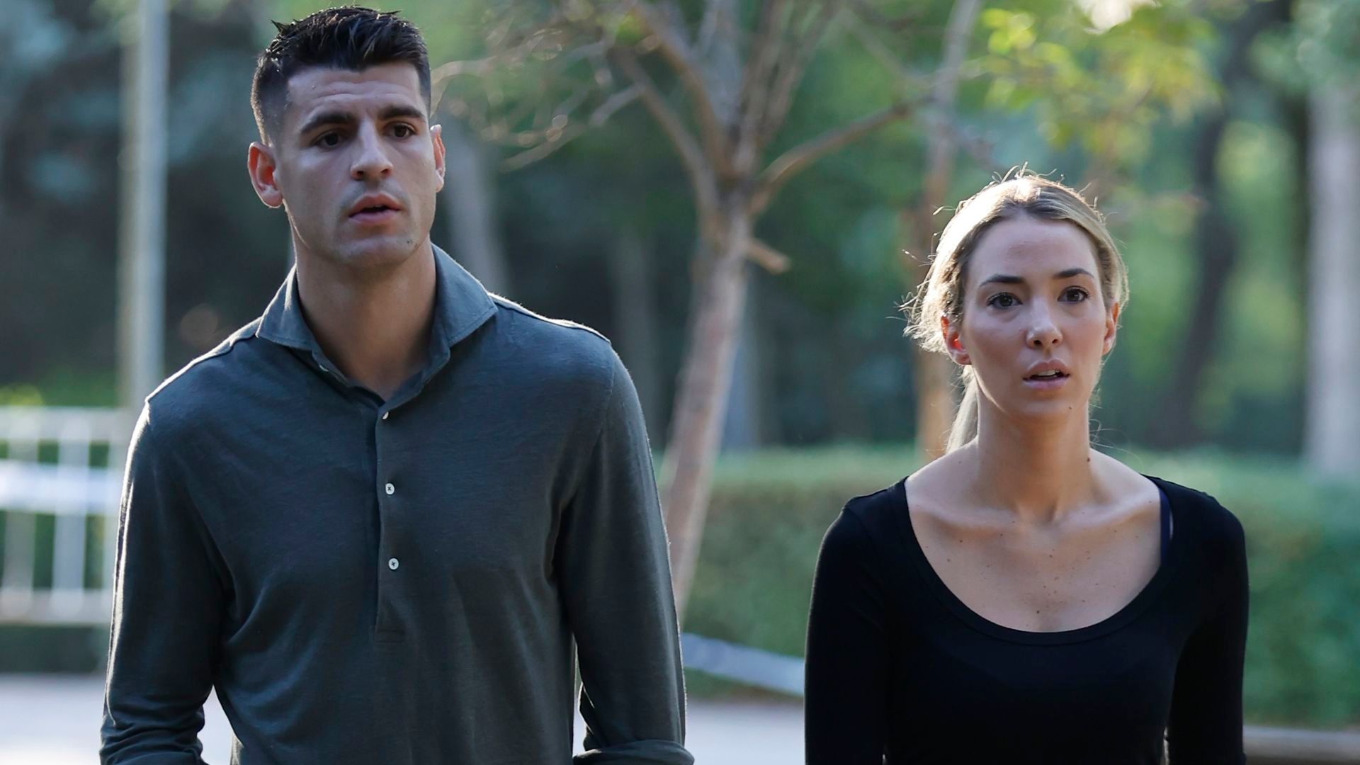 Álvaro Morata y Alice Campello