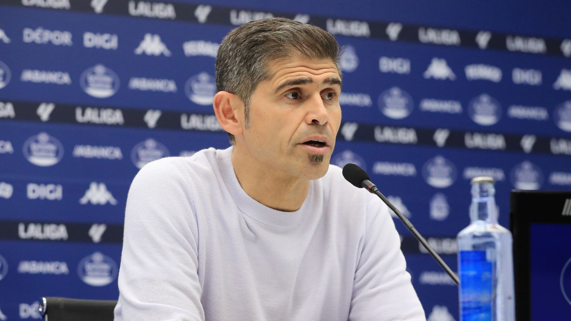 Antonio Hidalgo, en sala de prensa