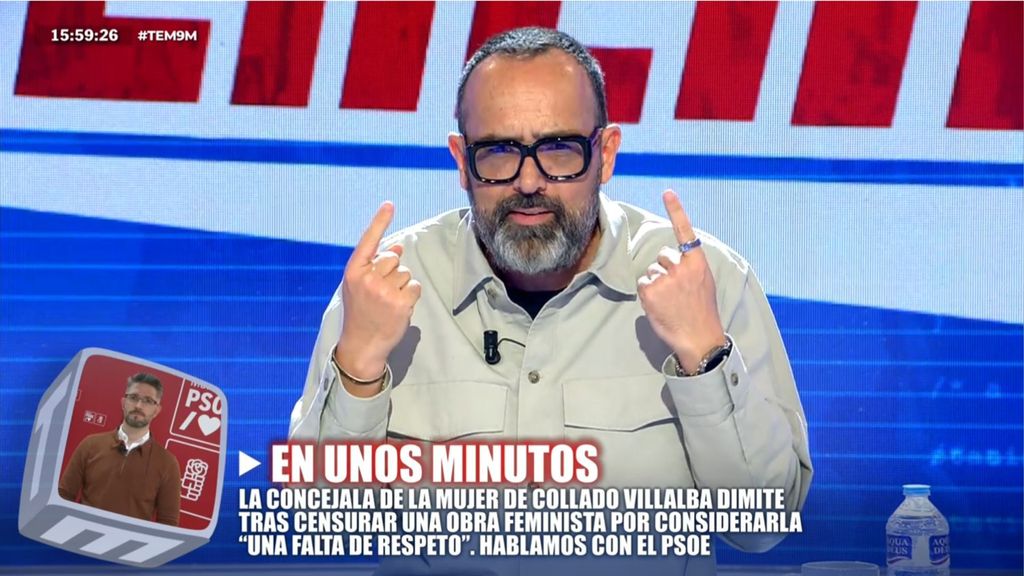 Risto Mejide se pronuncia sobre la concejala de Collado Villalba que interrumpió una obra feminista: "Menudo país se nos está quedando"