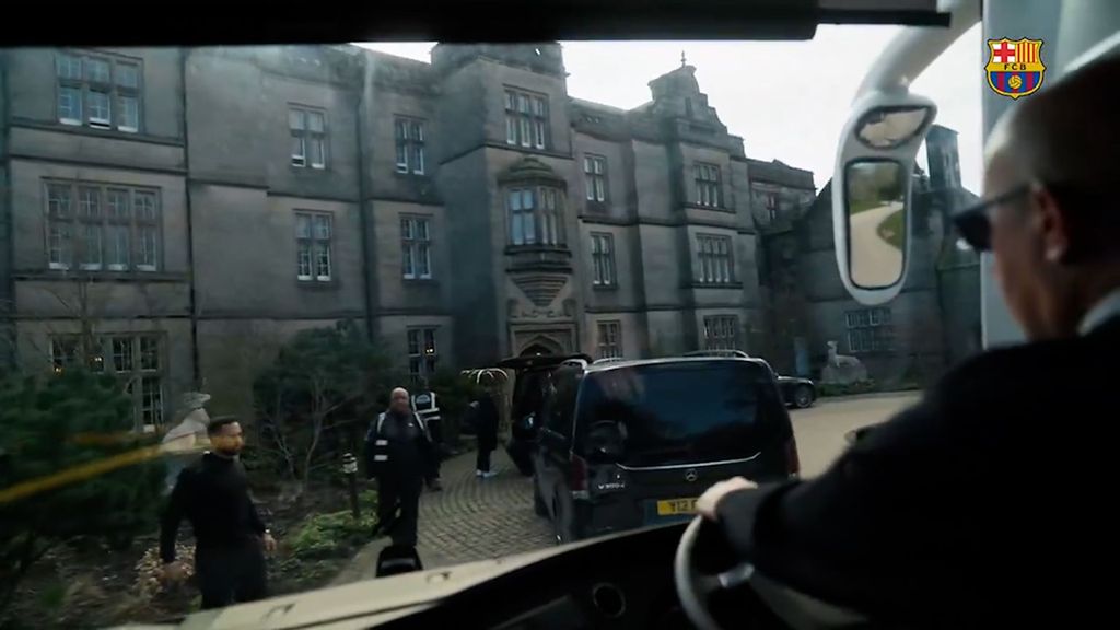 El espectacular castillo donde se hospeda el Barça en Newcastle