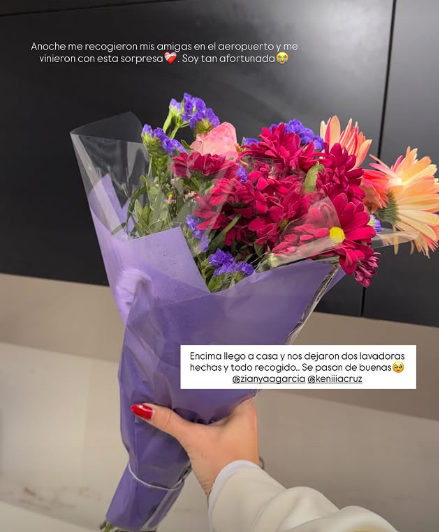 El detalle de sus amigas en este duro momento