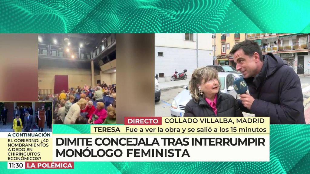 Espectadora del polémico monólogo que acabó con la dimisión de una concejala en Collado Villalba: "Era espantoso"