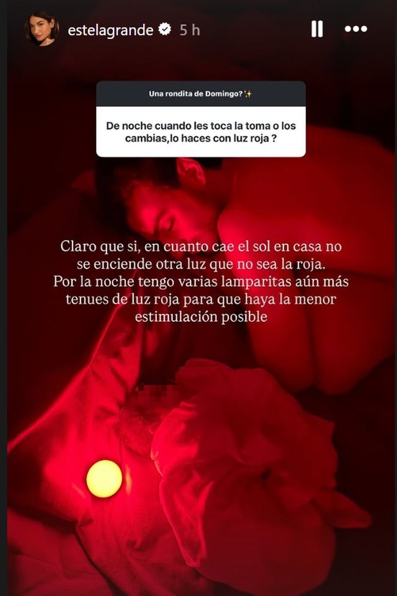 Estela Grande habla de la luz roja con los bebés