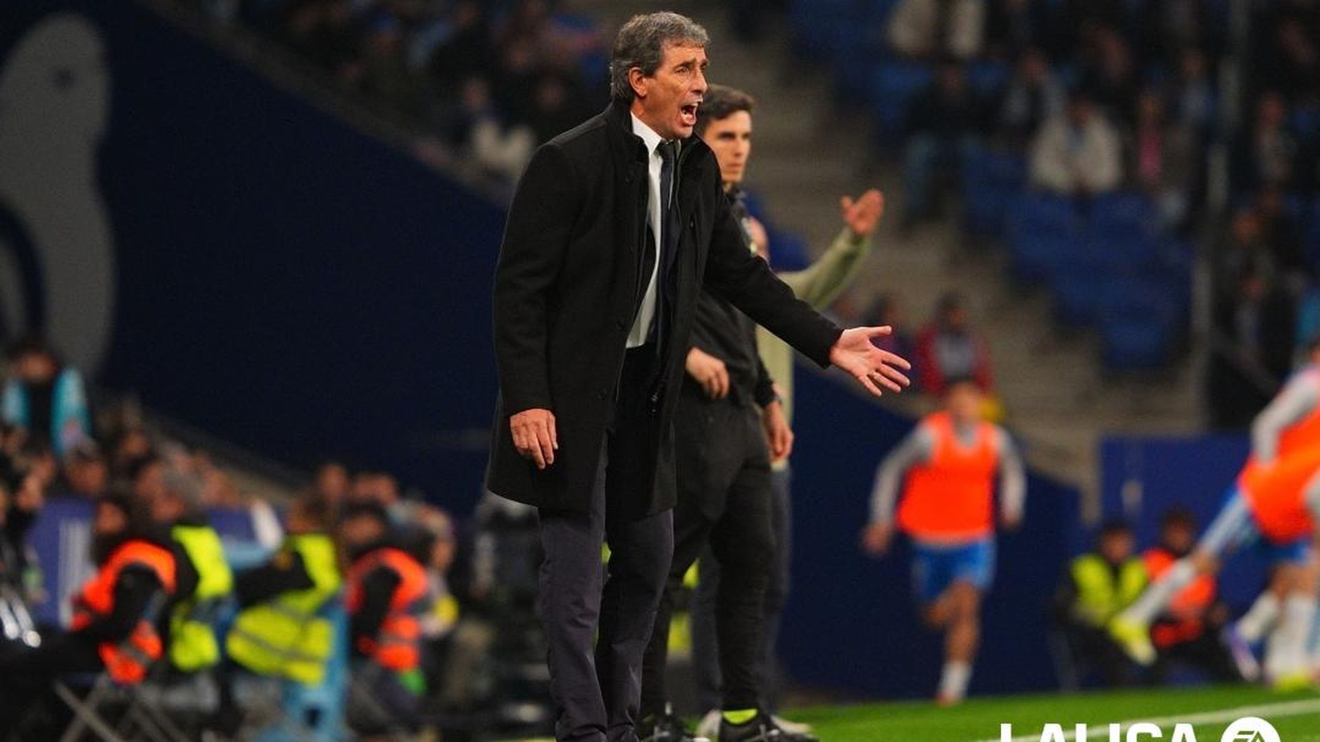 Guillermo Almada, en el Espanyol-Real Oviedo