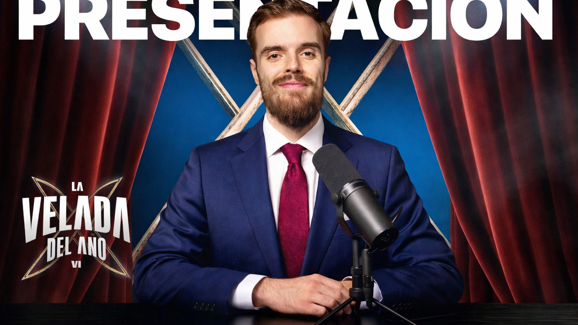 Ibai Llanos durante la presentación de La Velada del año 6