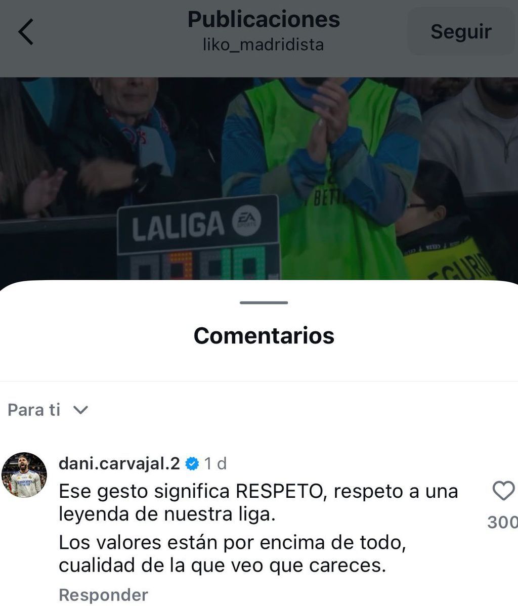 La defensa de Dani Carvajal
