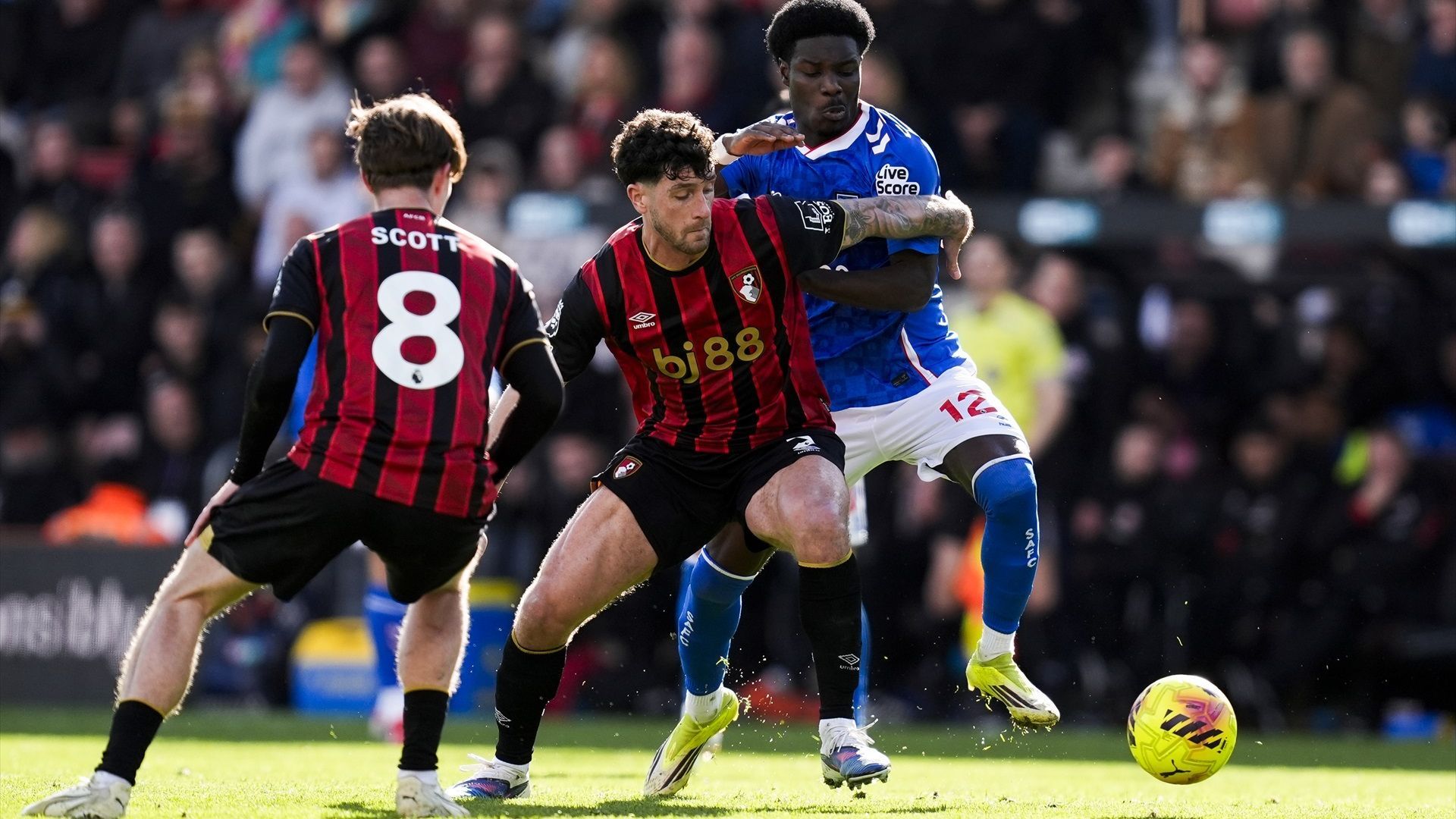 Marcos Senesi, en un partido del Bournemouth Marcos Senesi, en un partido del Bournemouth