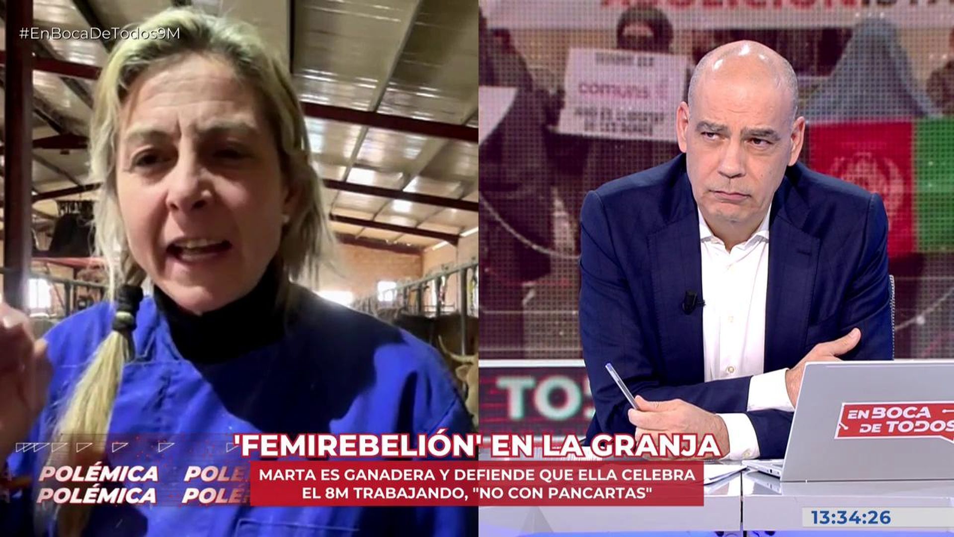 Marta, ganadera cántabra: “Mándame a la Ione Belarra que aquí les quito yo la tontería…”