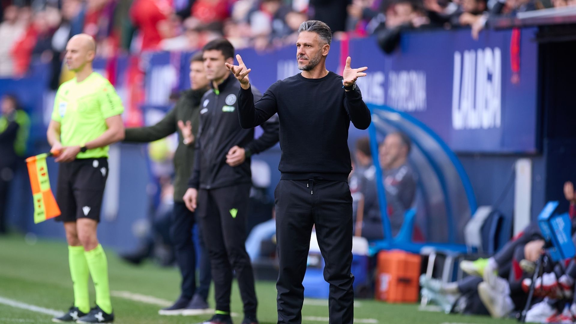 Martín Demichelis en su debut como entrenador del Mallorca