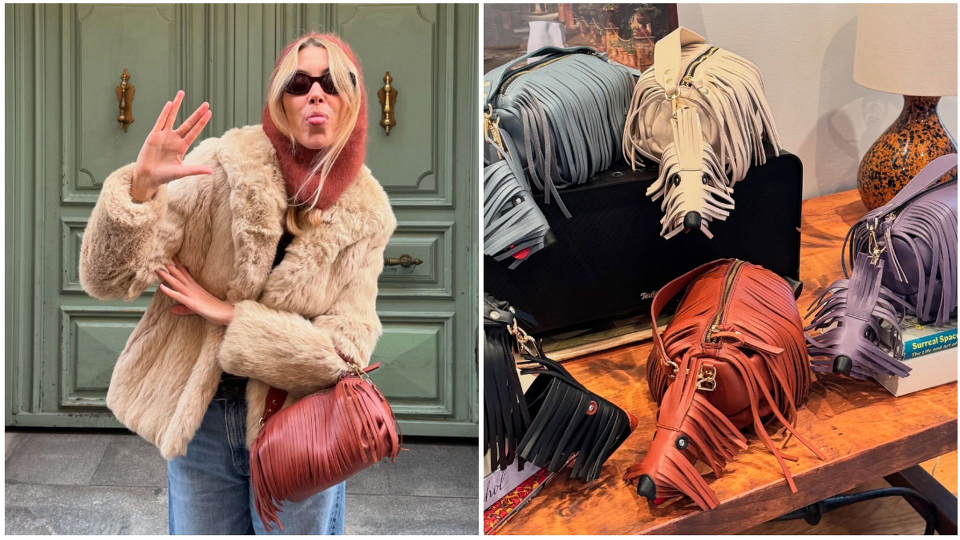 Mercedes Gallego, una de las creadoras de Mercules, y el bolso Scott Mercedes Gallego, una de las creadoras de Mercules, y el bolso Scott