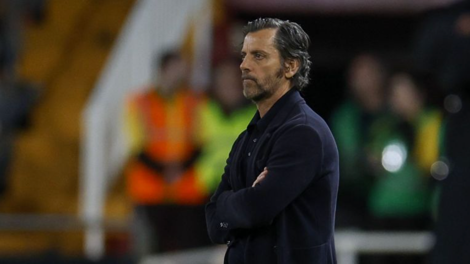 Quique en la banda de Mestalla Quique en la banda de Mestalla
