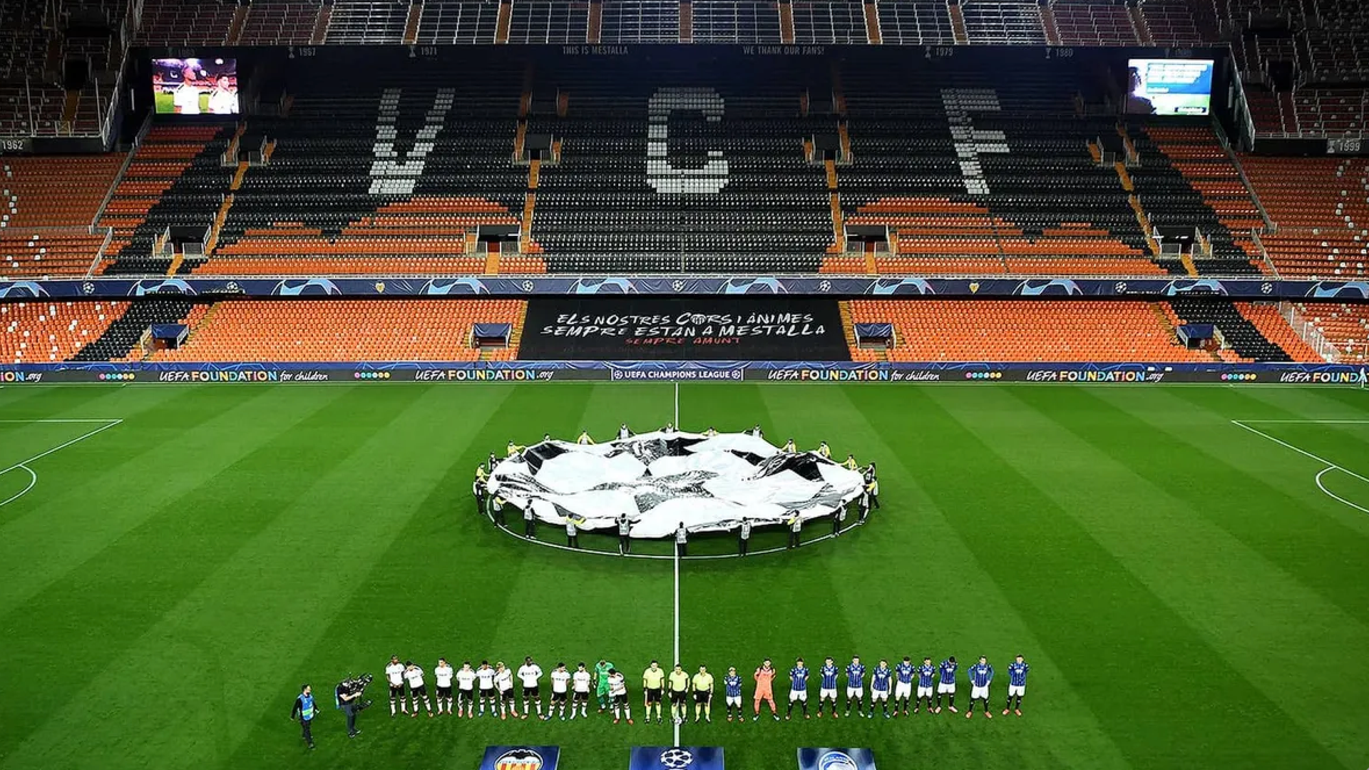 Último partido del Valencia CF en Europa