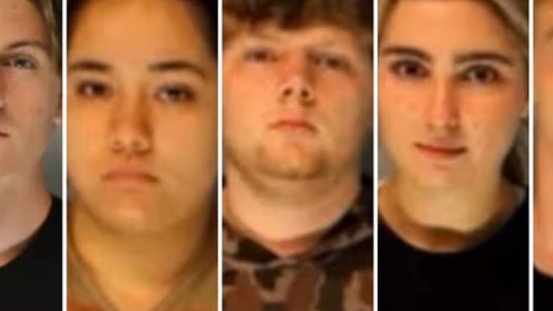 Una imagen de los cinco jóvenes involucrados en la muete de su profesor tras una broma