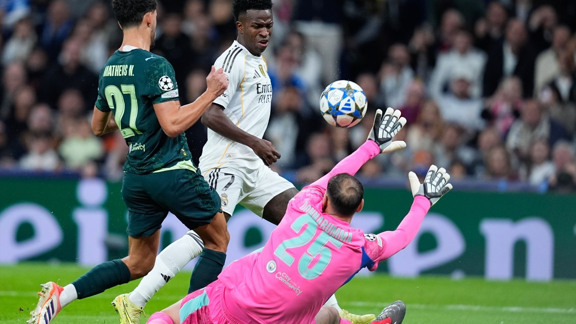 Vinicius Jr ante el Manchester City