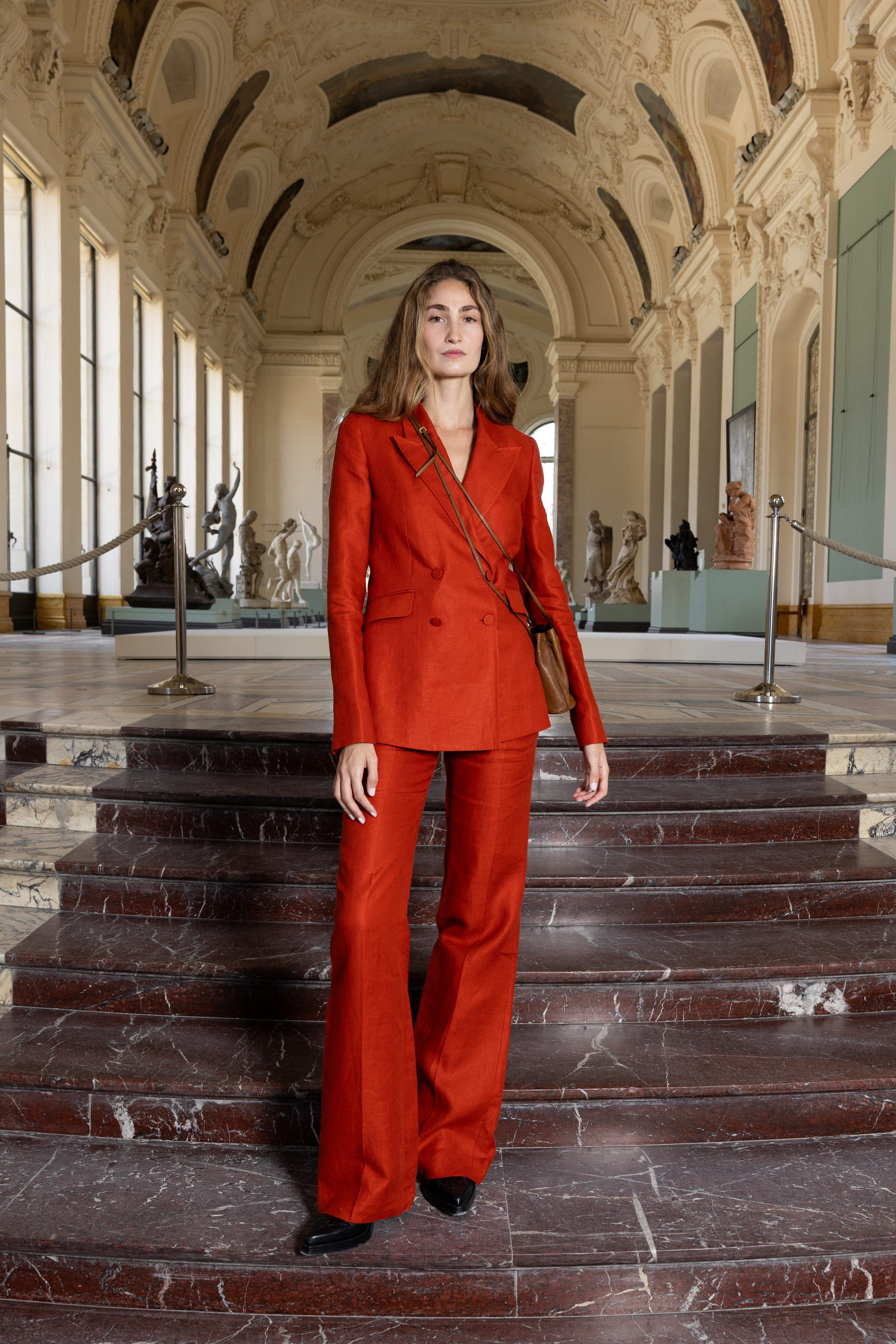 Almudena Cañedo, en el desfile de Gabriela Hearst