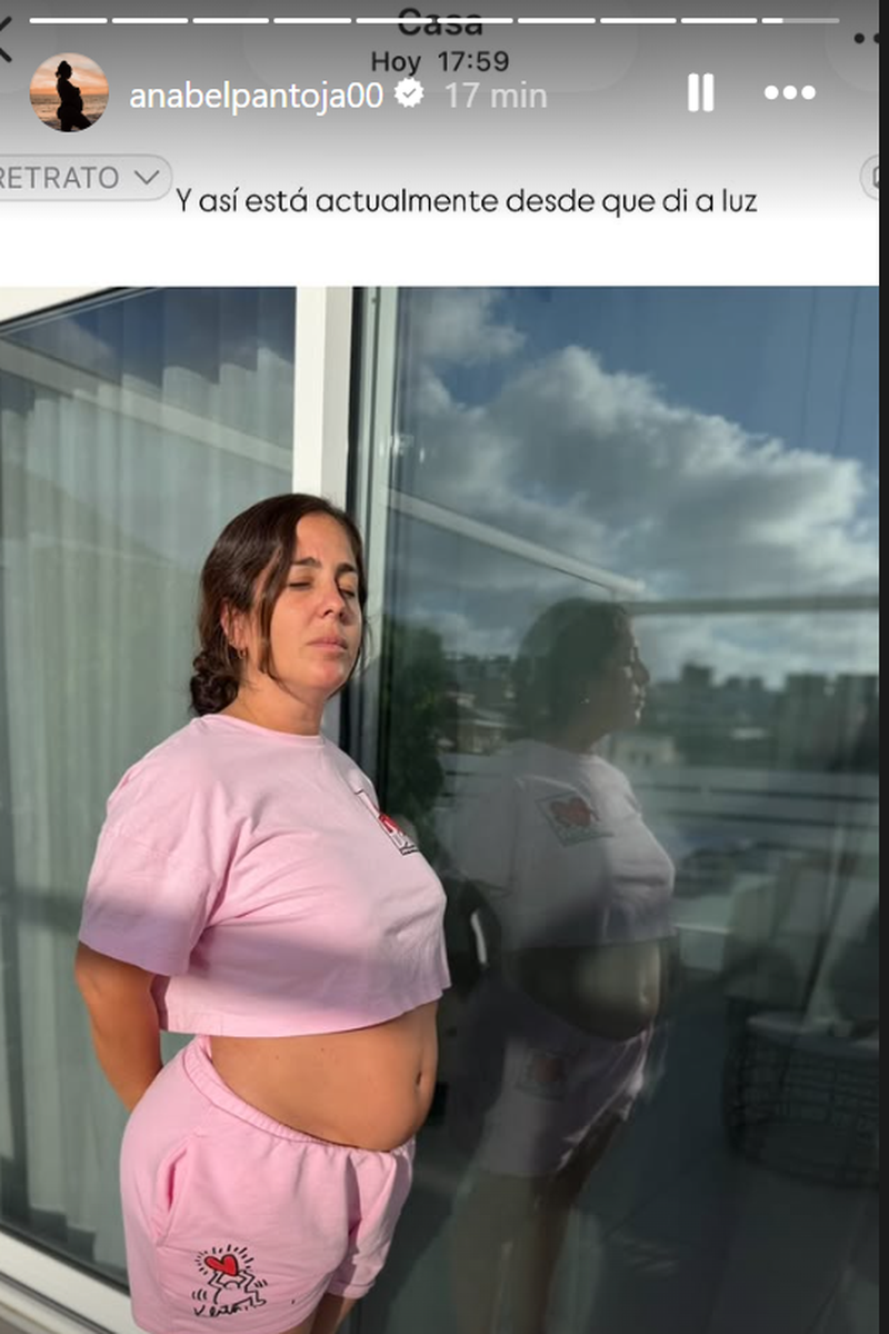 Anabel Pantoja muestra su cuerpo actual