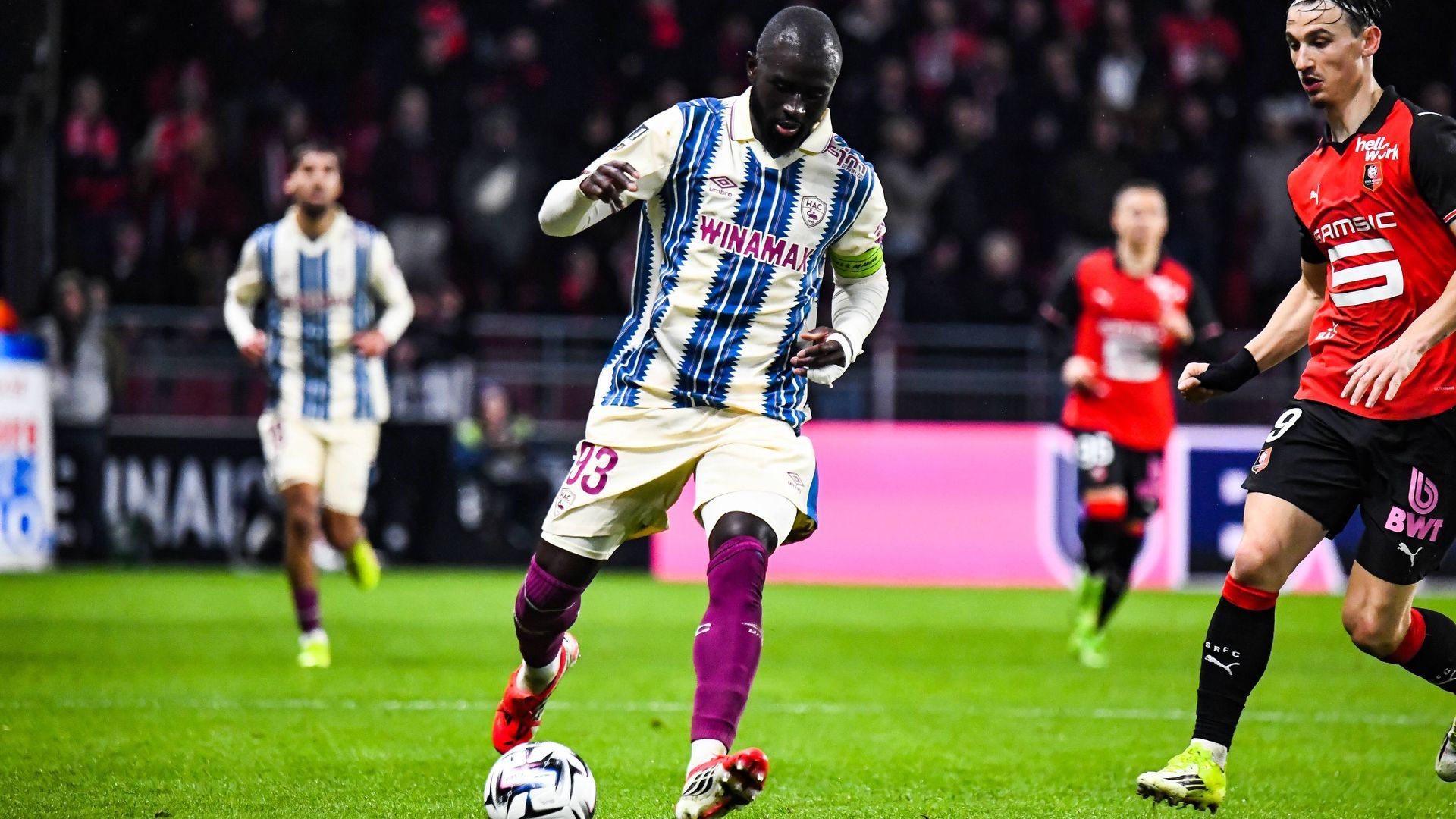 Arouna Sangante, durante un encuentro