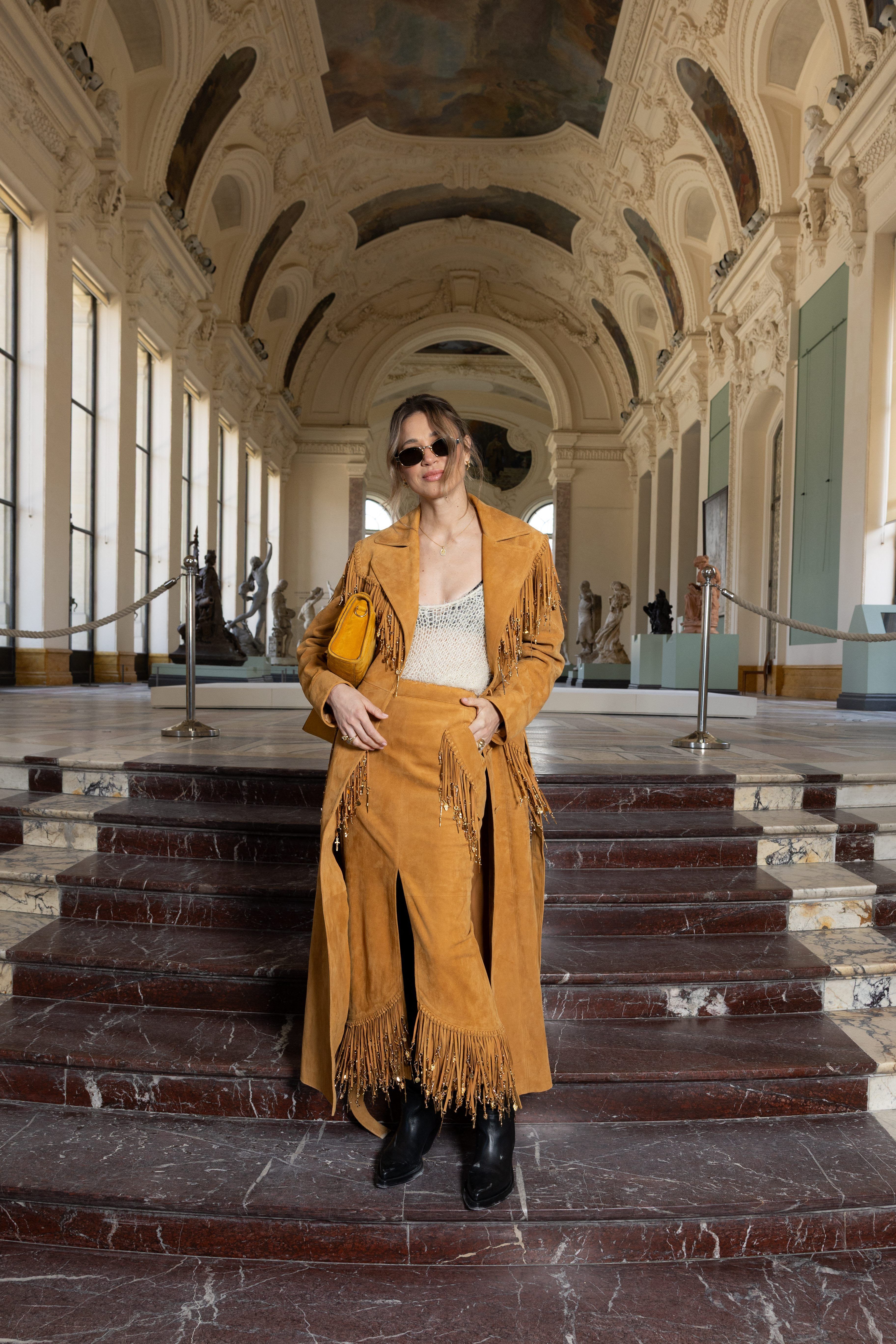Carla Pereyra, en el desfile de Gabriela Hearst