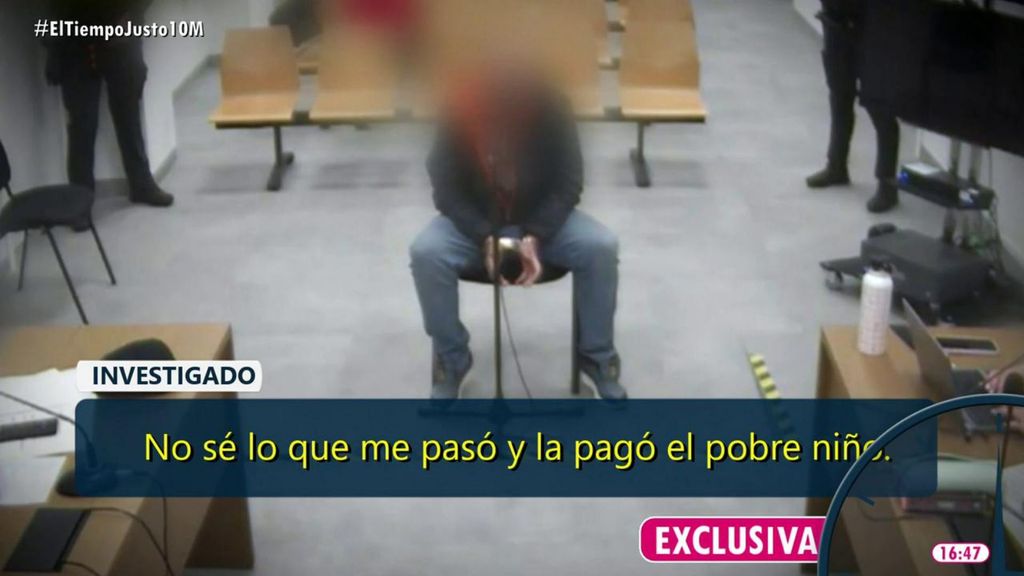 Las imágenes de la declaración del asesino confeso de Álex, el niño asesinado en Sueca