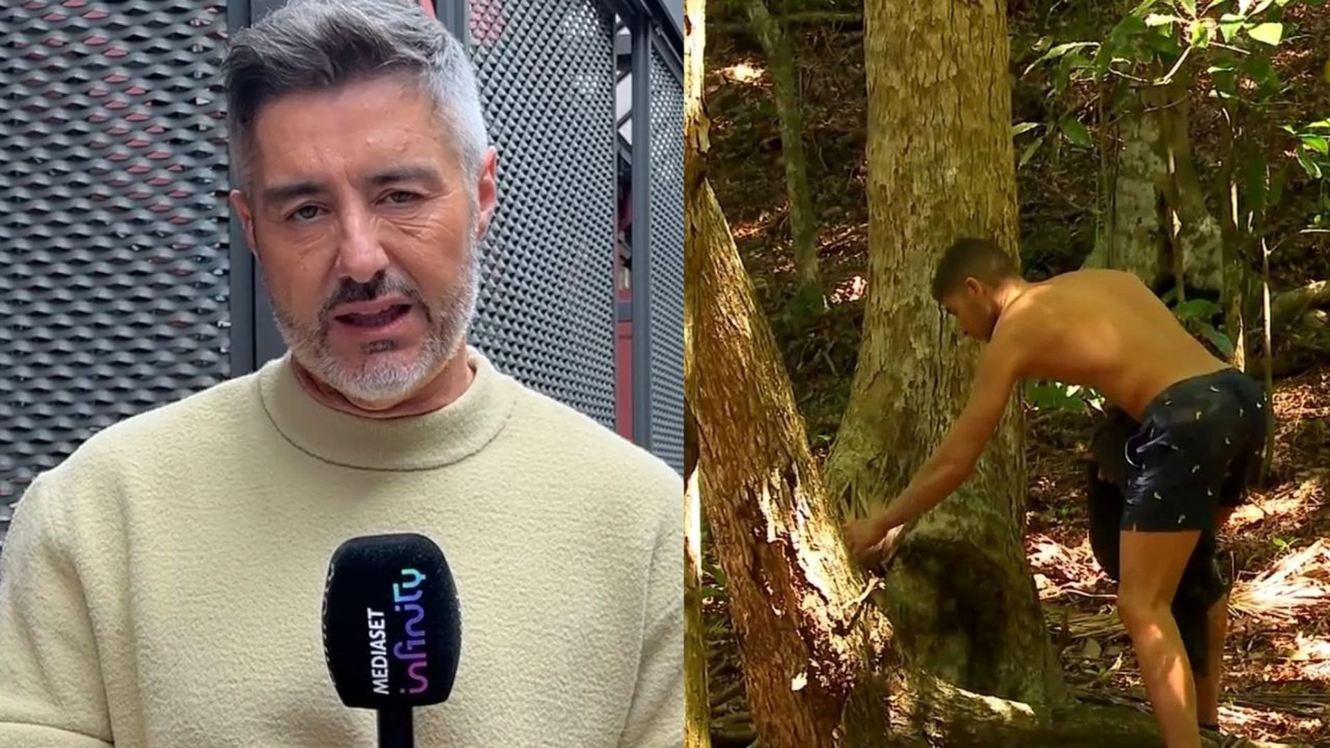 Los colaboradores reaccionan al temprano robo de comida hecho por Álex Ghita en 'Supervivientes'