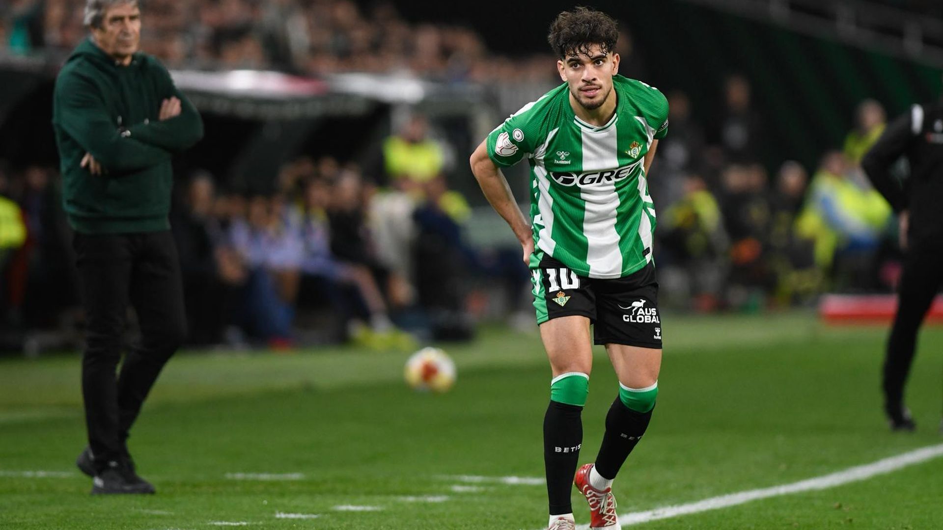 Ez Abde, en el Betis - Atlético de Madrid