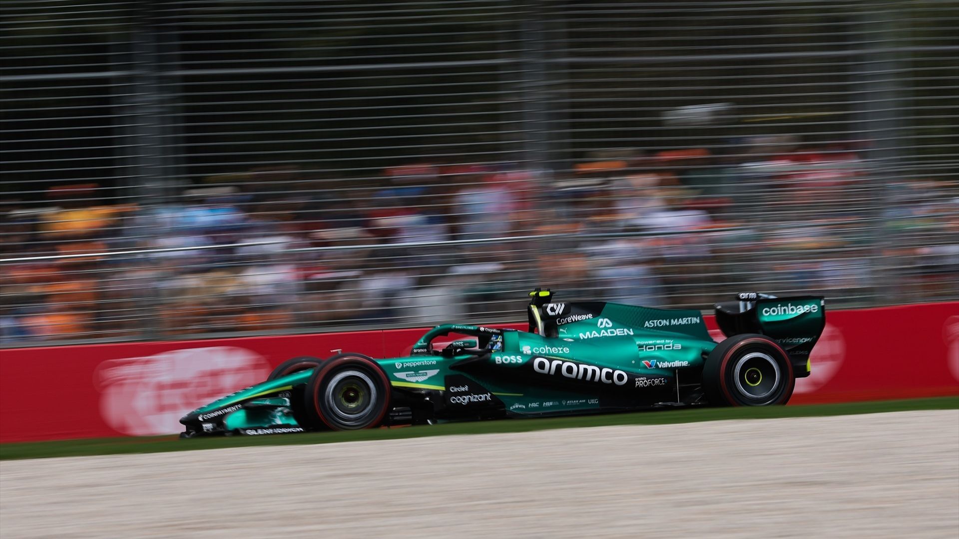 Fernando Alonso durante el Gran Premio de Australia