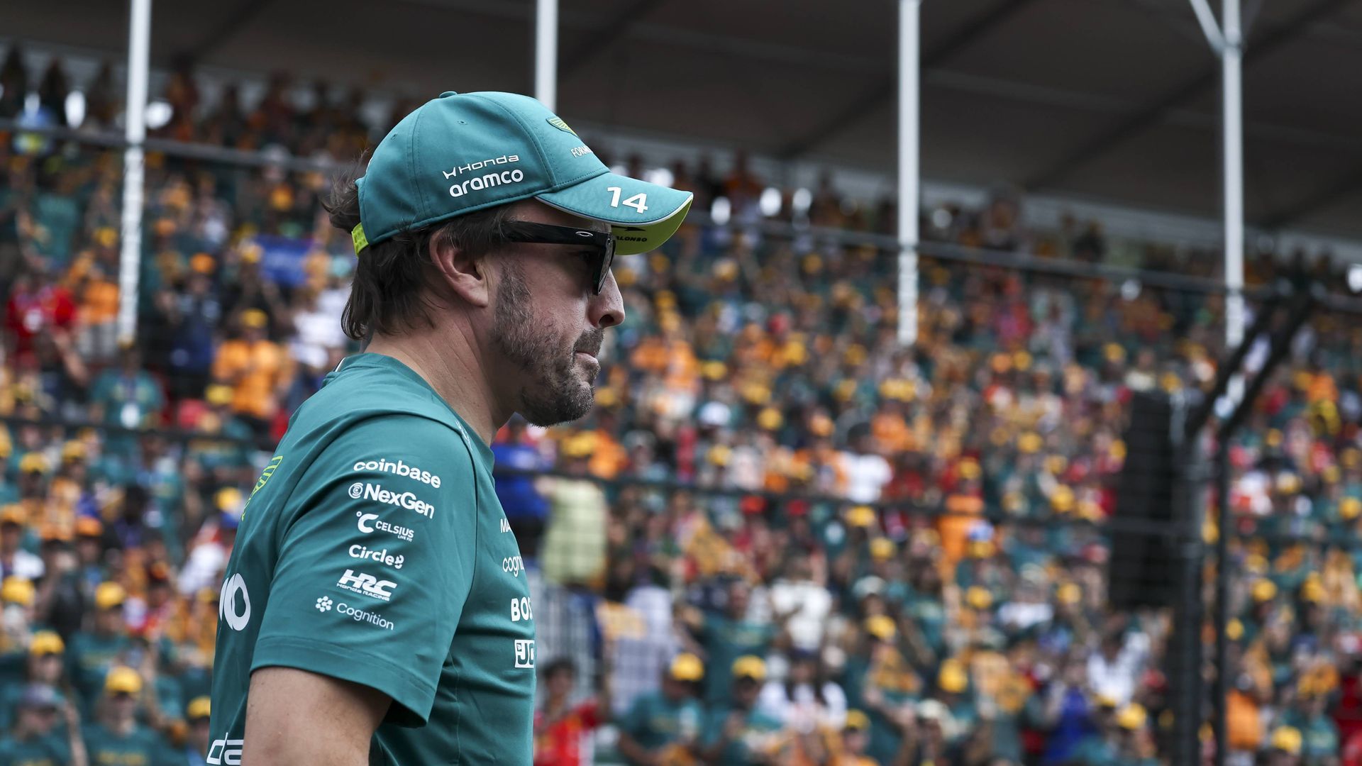 Fernando Alonso, en la parrilla del GP de Australia