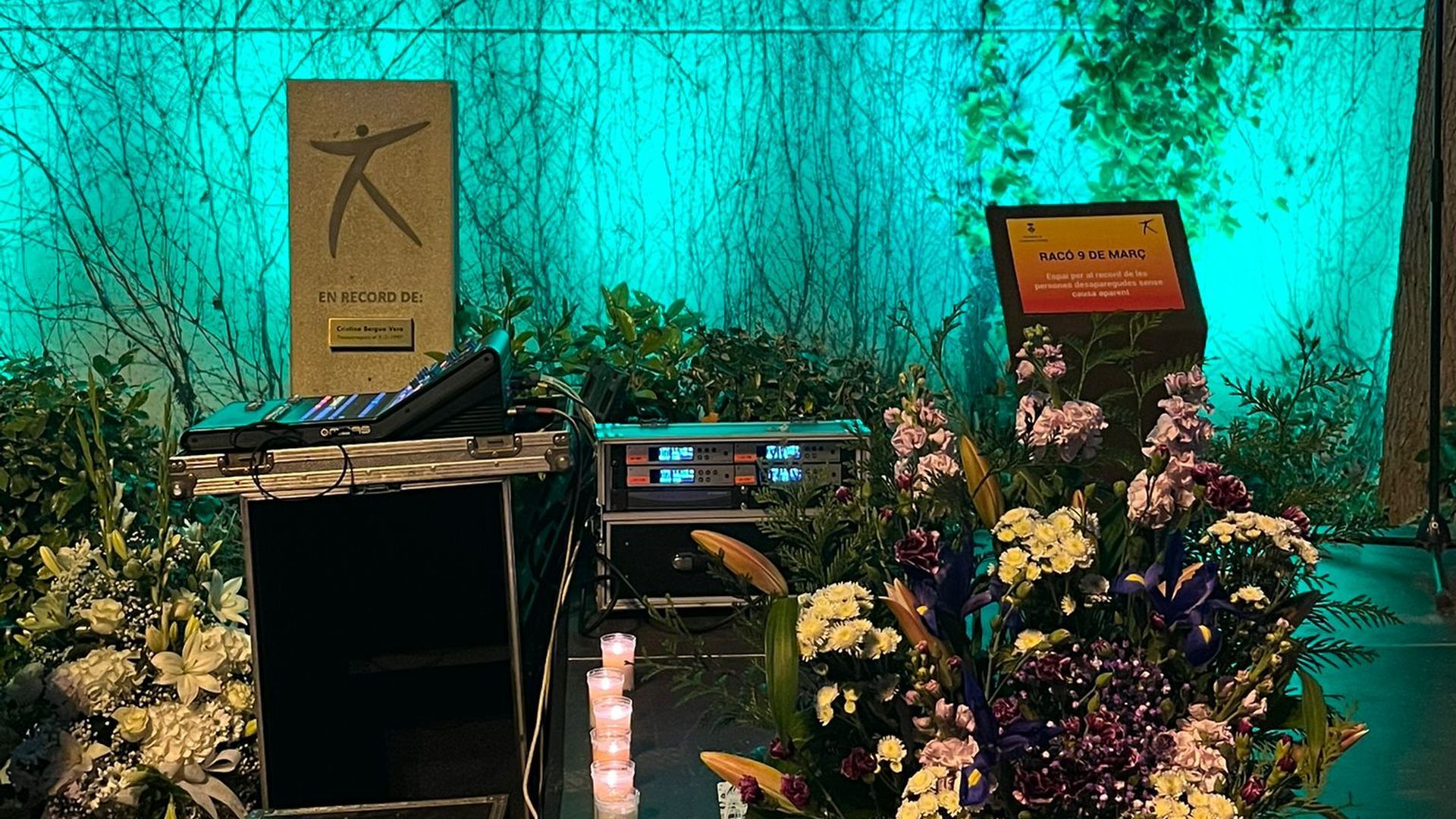 Homenaje a Cristina Bergua en Cornellà: imagen del acto