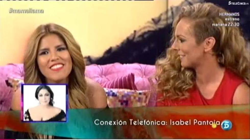 Isabel Pantoja llama a su hija en directo