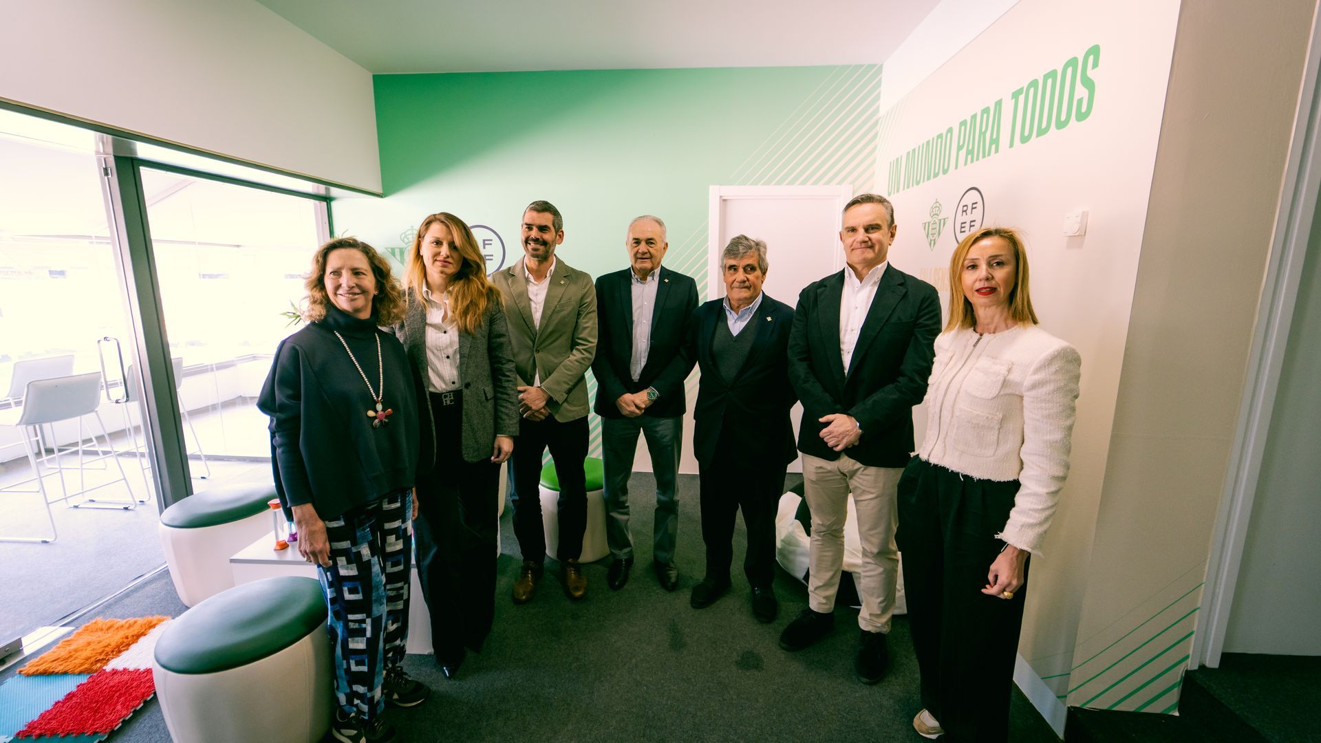 La nueva sala para aficionados con autismo en La Cartuja