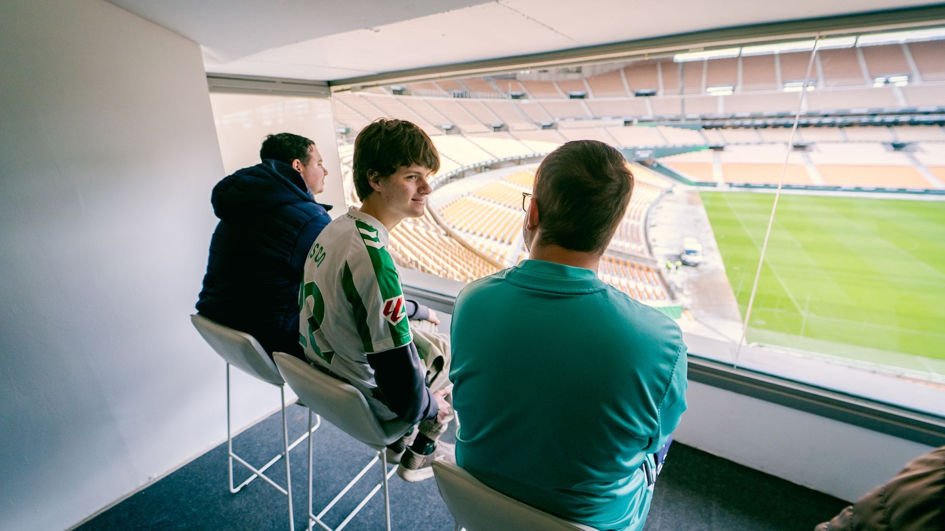 La nueva sala para aficionados con autismo en La Cartuja