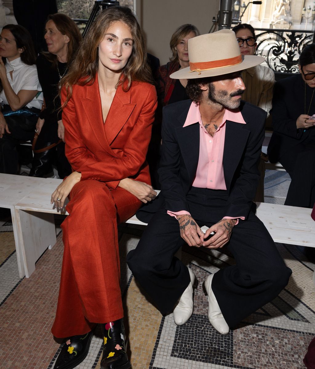 Leiva y Almudena Cañedo en la Fashion Week de París