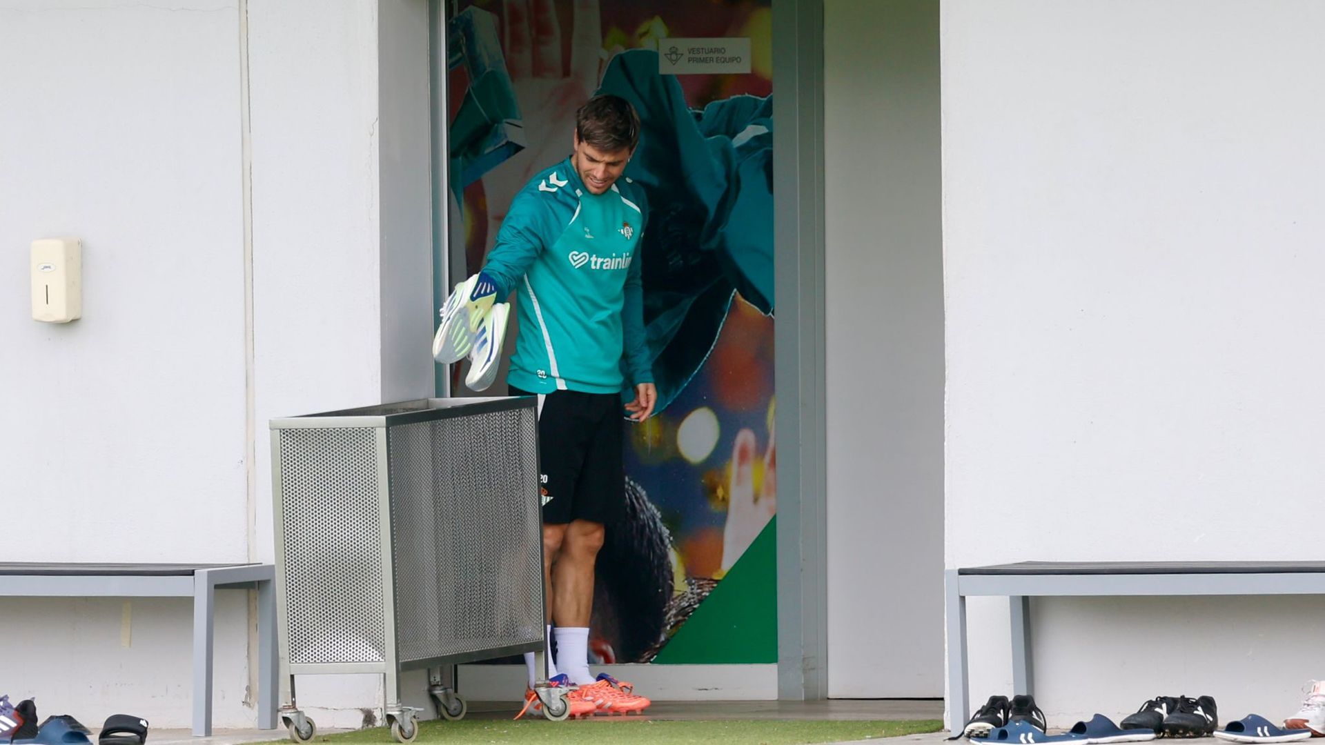 Lo Celso, en la sesión del martes