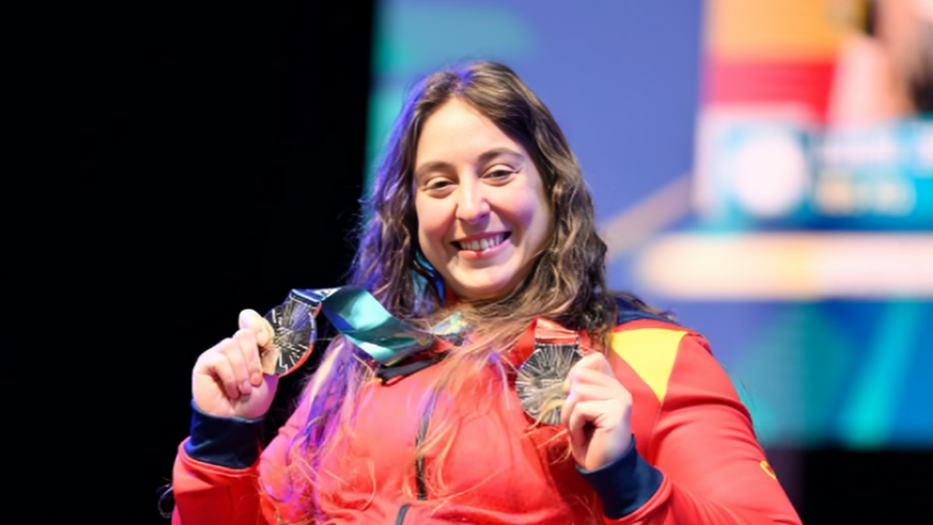 Loida Zabala gana la plata europea en halterofilia paralímpica