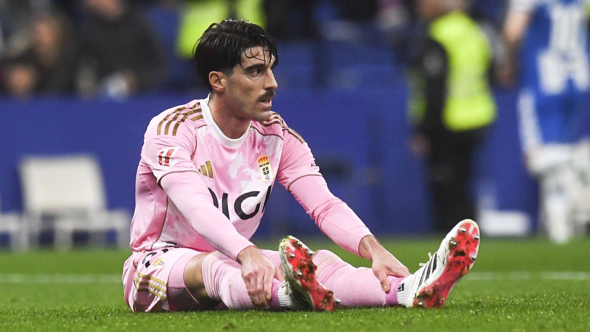 Nacho Vidal, en el Espanyol-Real Oviedo