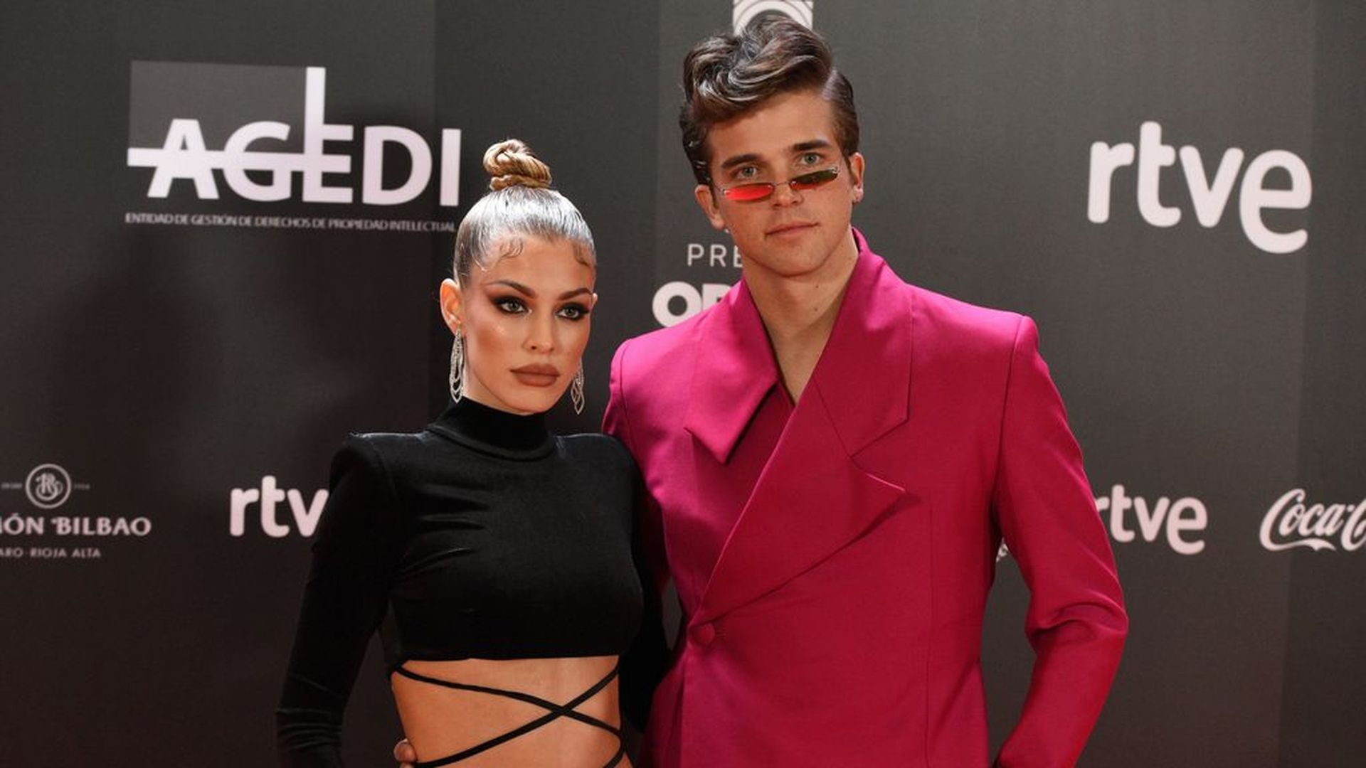 River Viiperi y Jessica Goicoechea acudieron juntos a la primera edición de los Premios Odeón