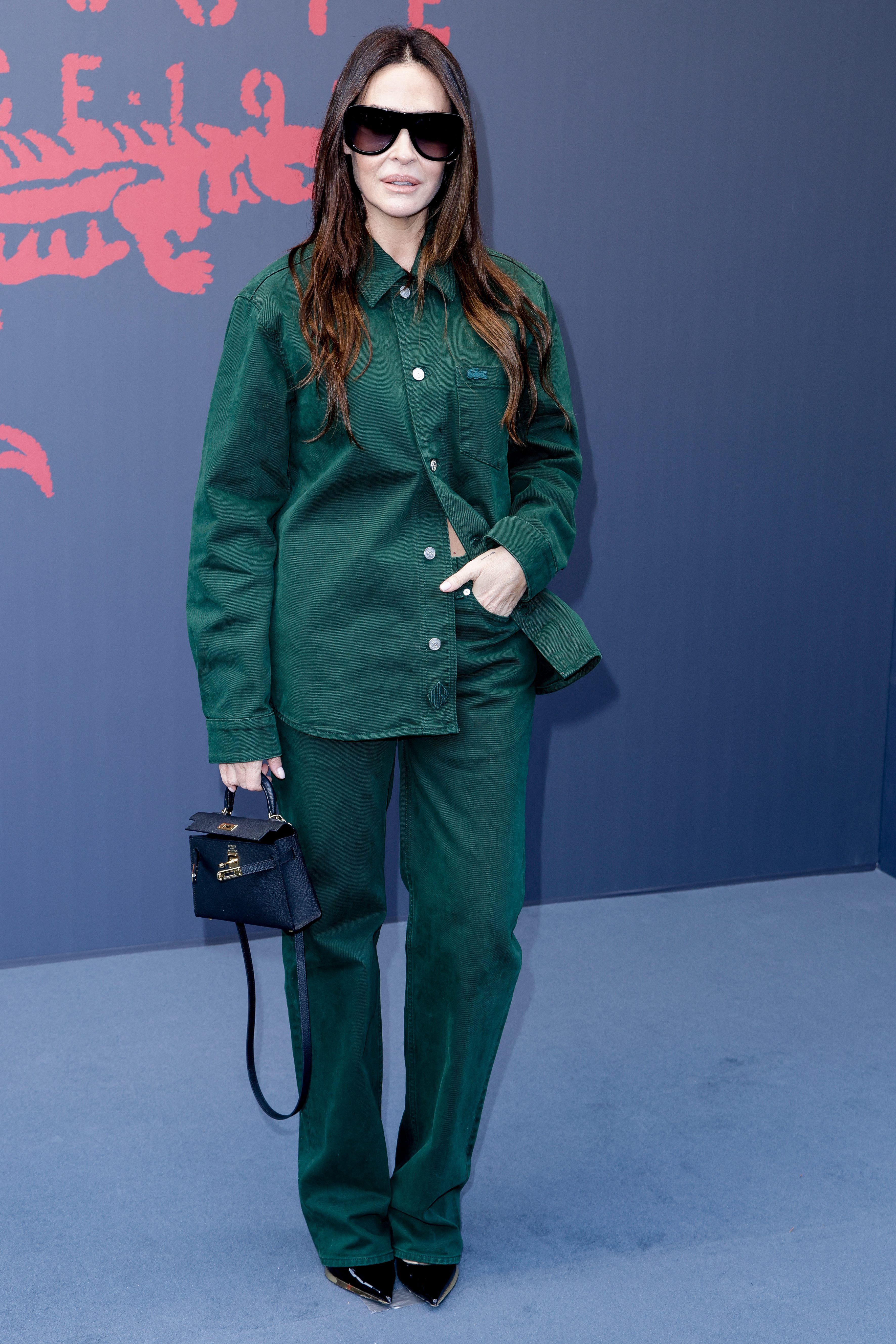 Vicky Martín Berrocal, en el desfile de Lacoste