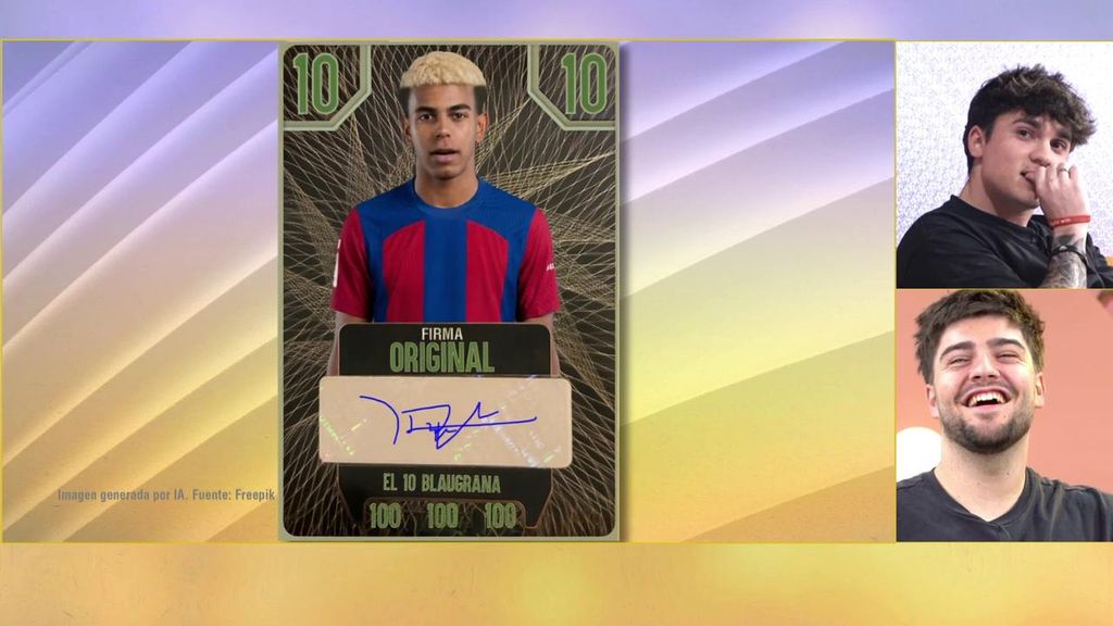 Rubén tira de IA para pedirle explicaciones a su íntimo amigo por el robo de un cromo: Lamine Yamal termina cantándole las cuarenta