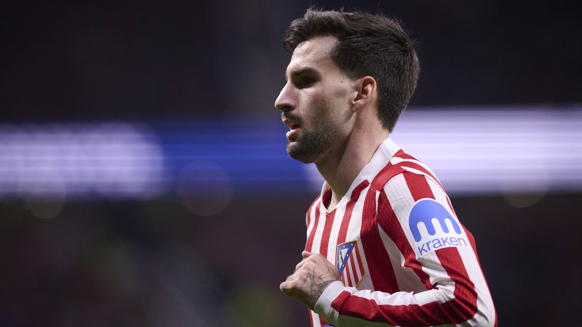 Álex Baena, en un partido del Atlético de Madrid