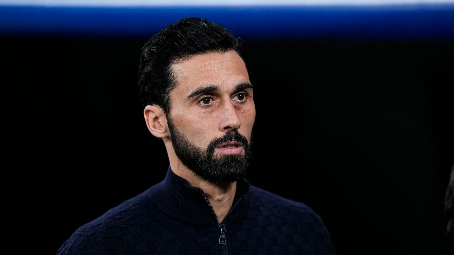 Álvaro Arbeloa durante un partido del Real Madrid