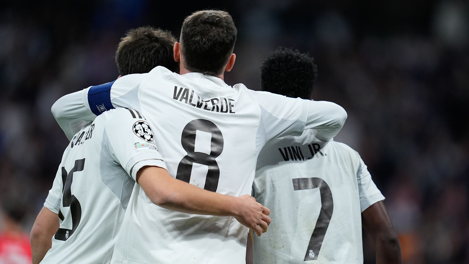 Fede Valverde, Arda Güler y Vinicius