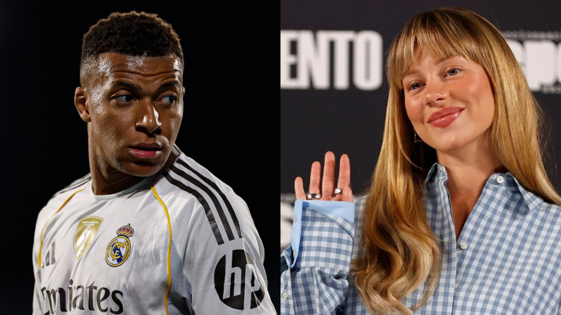 Kylian Mbappé y Ester Expósito