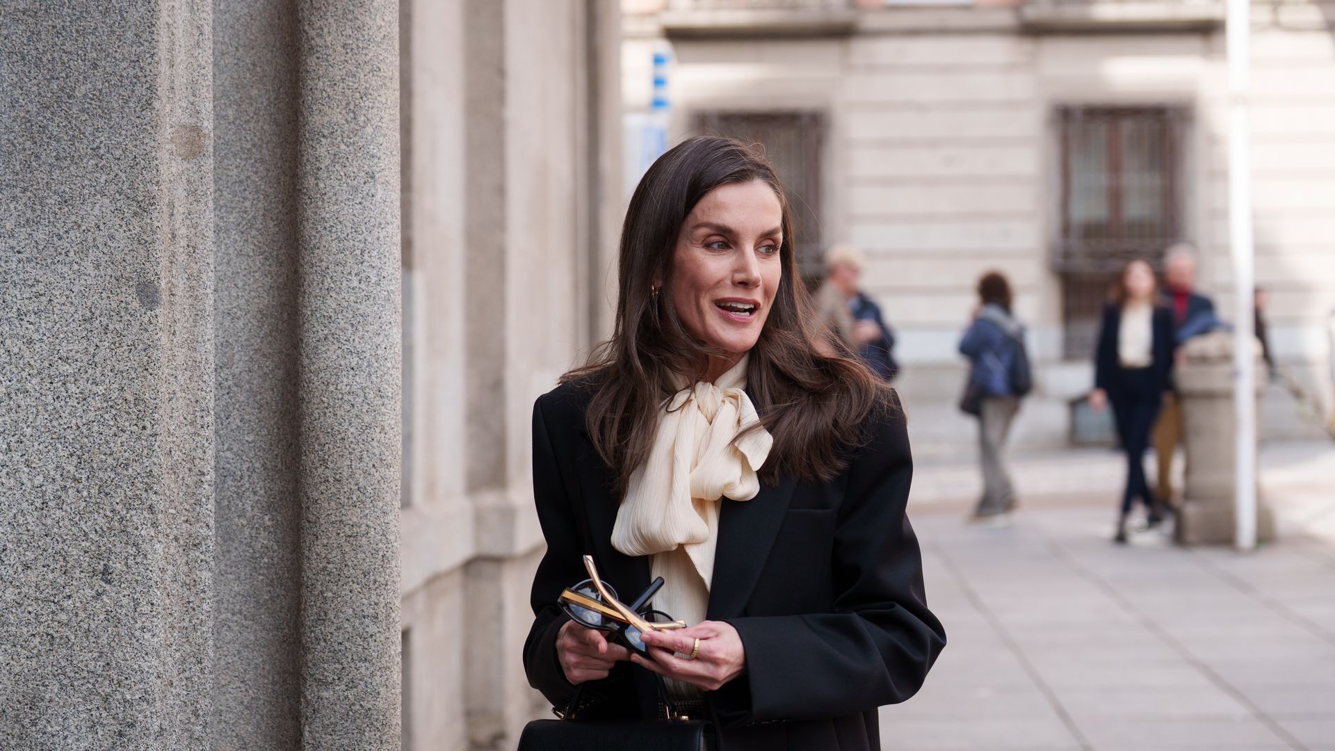 La reina Letizia, en la capilla ardiente de Raúl del Pozo